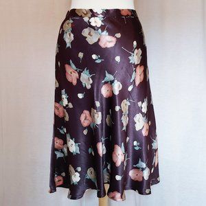 French Connection Bias-cut Satin Skirt